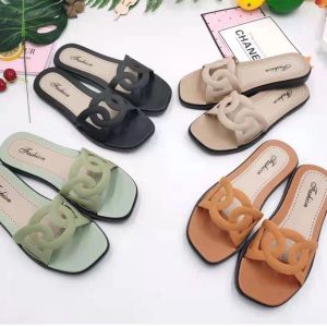 รองเท้าเเตะผู้หญิง - บวก 1 ไซส์ (รองเท้าเเตะสวม/ไซส์ รองเท้าเเตะแบบสวม/รองเท้าเเตสายไขว้ ใส่สบาย)