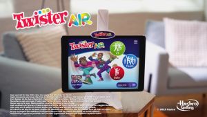 Hasbro Gaming Twister Air App Play Game For Link to Smart Devices
