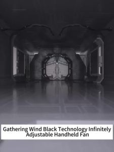 High-speed Adjustable Handheld Turbo Fan Bladeless Portable mini fan Rechargeable 100 Gear Portable