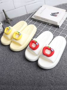 Dép EVA Siêu Nhẹ Mùa Hè Cho Nữ Dép Đi Trong Nhà Chống Trượt Chống Thấm Nước Dép Đi Biển Đế Mềm Hình Quả Táo Dễ Thương