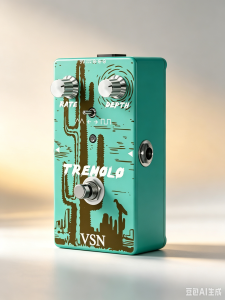 VSN RE-07 Tremolo Electric Guitar Bass Pedal Phoenix Wings with Triangle Square Wave 2 Modes Switching
