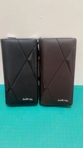 Baellerry S1239 Dompet Panjang Zipper Muat HP 7 Inch Bahan Sintetis Tebal Lembut Ada Tali Pendek