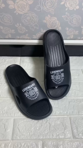 Youken 8801-1 Sandal Karet Selop Hitam Murah Anti Air Anti Licin Lentur Ringan 36-45