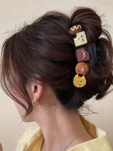 กิ๊บติดผมขนาดใหญ่สำหรับผู้หญิง สไตล์เกาหลี ฤดูใบไม้ผลิ ฤดูร้อน ฤดูใบไม้ร่วง กิ๊บติดผมสัตว์น้ำสุดน่ารัก เครื่องประดับผมสุดเก๋