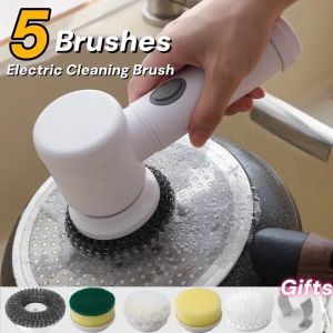 Electric Scrubber Cleaning Brush Cordless Rechargeable Multi Purpose Deep Clean Bathroom Kitchen Tub Tile