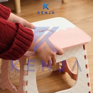 KENJA Kursi Lipat Mini Serbaguna Multifungsi Praktis Mudah Dibawa dan Disimpan untuk Anak dan Dewasa