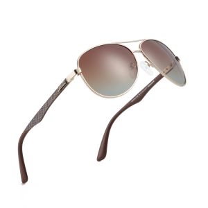 ZENOTTIC Aluminum Vintage Uv400 Pilot Polarized Sunglasses Aviator Shade for Men Driving Fishing Sun Glasses
