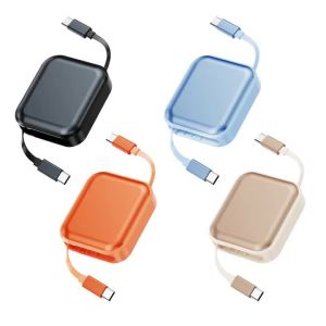 Cáp Sạc Nhanh PD240W USB C Sang USB C Có Thể Thu Gọn Cho iPhone 15/16/17 Samsung Xiaomi Huawei Laptop Sạc Di Động Dây Truyền Dữ Liệu Chất Liệu TPE/TPU Dòng Điện Tối Đa 5A