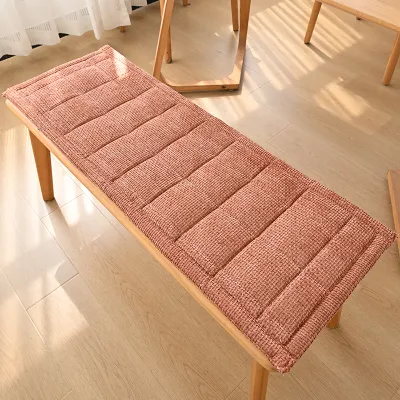 MANYUAN | Modern Simple Style Dining Table Chair Pad Bench Cushion Square Four Seasons Universal Shoe Changing Bench Pad Seat Cushion