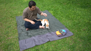 COD TaffSPORT Tikar Lipat Matras Camping Piknik Waterproof Mat 140x200cm - FS-008