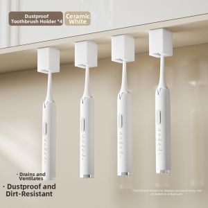 ECEJU | Dust-proof Wall Mounted Toothbrush Holder 1unit