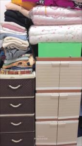 PIRA METROPOLIS OX - ARUNA WDSL 120 A LK Lemari Pakaian Pintu Geser / Lemari Sliding dengan Loker Penyimpanan