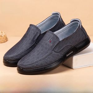 SHIPAILUO | Old Beijing Mens Cloth Shoes Slip-On Soft Bottom Comfortable Casual Anti-Slip Spring Autumn Breathable Shoes For Elderly