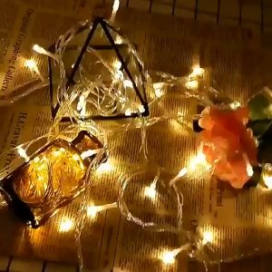 ไฟกระพริบ ไฟตกแต่ง LED ไฟเส้นตกแต่งบ้าน ไฟประดับสวน ความยาว 100เมตร (สายใส) สินค้าพร้อมส่ง