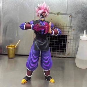 Bandai | 31cm/11.81inch ZW Toy Dragon Ball Z Figure Zamasu Black Goku Anime Figures Super Saiyan PVC Statue Collection Model Xmas Gifts
