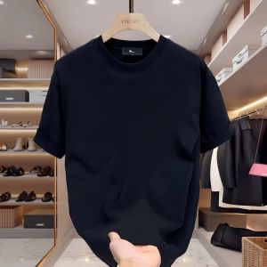 เสื้อยืดแขนสั้นคอกลมผ้าฝ้ายระบายอากาศบริสุทธิ์สําหรับผู้ชายที่มีข้อความพิมพ์ที่สนุกสนานอย่างสร้างสรรค์ฤดูร้อนแบรนด์แฟชั่นลําลอง