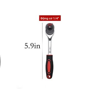 Chuyên Nghiệp Hạng Nặng Ổ Bánh Cóc Tay Cầm Nhanh Đảo Chiều Cao Cấp Chrome Vanadium Thép Xây Dựng Xe Máy Công Cụ Sửa Chữa