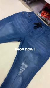 Garterized Jogger Big/Plus Size Denim Pants: A Stylish & Comfortable Choice