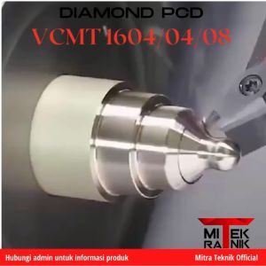 Insert Diamond PCD VCMT VCGW VCGT 1604 04 08 1.2 Untuk Bubut Alumunium Kinclong