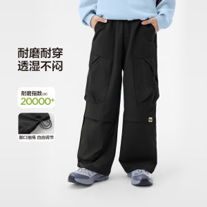 Outdoor Childrens Soft Shell Workwear Trousers Autumn Collection Boys Fashionable Spring Autumn Style Paratrooper Pants