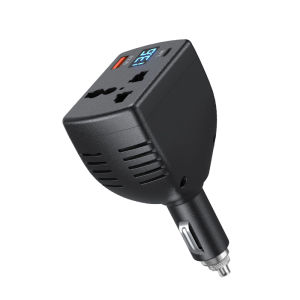 KEBIDUMEI 150W 12V/24V to AC 220V Lighter Adapter Inverter Fast Charging with Display Type-C USB Charger Car Accessories