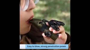 Multifunctional Camping Survival Whistle with Compass Outdoor Hiking Emergency Safety Tool