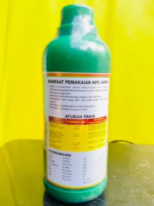Pupuk Pelengkap Cair NPK AMPUH CV Bina Agro Mandiri kemasan 500ml MANTAB