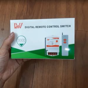 Bộ công tắc điều khiển từ xa máy bơm nước công suất lớn 40A/220V LW-3000m bộ điều khiển điện từ xa rf