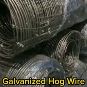 Galvanized Hog Wire Fence Panels Thickened Steel No Rust Wire for Goat Wire Fence Sheep Fence Cow Fence Pig Farm Wire