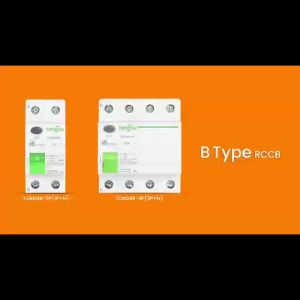 เบรคเกอร์กันดูด Tongou RCCB TYPE B เซอร์กิตเบรกเกอร์ป้องกันไฟรั่ว สำหรับงานรถยนต์ไฟฟ้า EV Charger 2P 32A