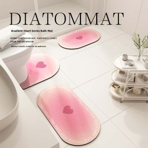 ZHIBAIJIA | Gradual Change Water Absorbent Anti Slip Bathroom Mat Set