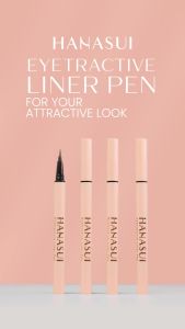HANASUI Eyetractive Liner Pen | Eyeliner Black Pen | Waterproof | Long Lasting | Smudgeproof