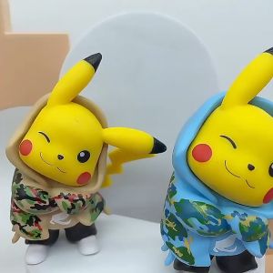 Mô Hình Pikachu Thời Trang Hip Hop Cao 8cm Mô Hình Decor Trang Trí Bộ Sưu Tập Nhân Vật Quà Tặng Cho Bé
