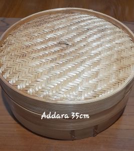 Klakat Bambu Dimsum Kukusan Bambu 35cm 2Wadah dan  1Tutup