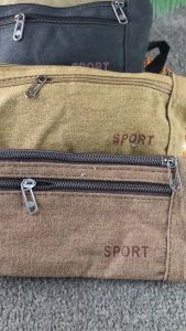 FLOWID20 - Tas pinggang kecil simple tas gym running  kanvas WB 113