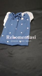 SABEELA - Dress Anak Segy Motif Polkadot Terlaris / Fashion Dress Anak Perempuan Model Lengan Ruffle Terbaru