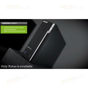 Acer Desktop Veriton X2690G Computer Commercial SFF Dual Core 256GB SSD