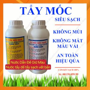 Tẩy mốc quần áo KHÔNG MẤT MÀU vải Tẩy mốc siêu sạch Không mùi