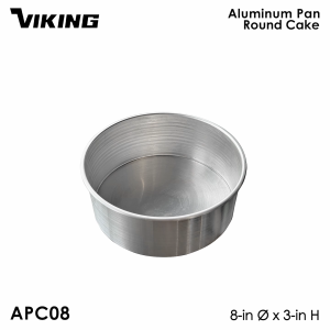 Cake Pan4/6/8-Inch100% Aluminum Heavy-Duty Rust Free Viking Brand Made in the Philippines