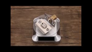 2pcs Mata Ayam Pintu Kuningan Lidah Pintu Mata Ayam Adjustable Pelor Pintu Mata Ayam Roller Catch Door