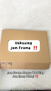 Jam Frame A4 Kualitas Tinggi: Kado Pernikahan Unik