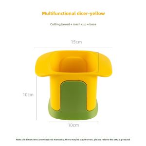 French Fries Strip Cutter Multi-Function Vegetable Chopper Cucumber Foreign Potato Onion Dicing Dicer Kitchen Cooking and Cutting Tools