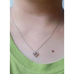Necklace 925 Sterling Silver Premium Wanita Kalung Perak Silver Mewah Cint4ku - Lovelybutik