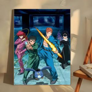 Bandai | DIY 5D Diamond Painting Yu Yu Hakusho Anime Character Collage Art for Home Wall Decor Ideal Gift for Anime Fans