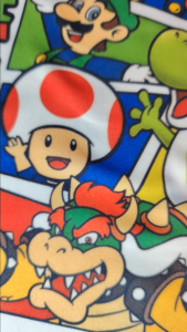 Super Mario Bros Game Inspired Print White Cotton Spandex Tee Shirt For Boys and Girls 1-12 years old casual wear | Brat! Kids Clothing Store
