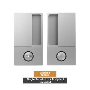 Minimalist Hidden Magnetic Lock for Wooden Sliding Doors