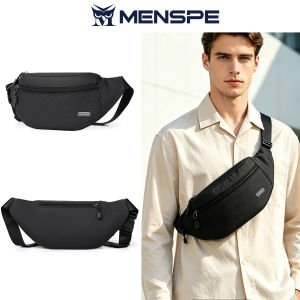 MENSPE Waist Bag Casual Chest Bag Fashion Messenger Bag Travel Bag Business Bag Phone Bag Waterproof Lightweight Bag Leisure Sport Street Bag for College Student