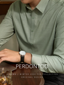 PERDONTOO | Cooling Wrinkle-Resistant Mens Long Sleeve Shirt