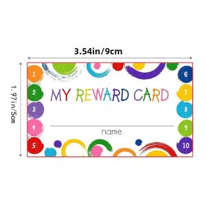 Bộ 50 Thẻ Đánh Giá Của Giáo Viên 3.5X2 Inch Hệ Thống Phần Thưởng Hành Vi Khuyến Khích Cho Học Sinh Văn Phòng Phẩm Nhãn Dán
