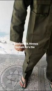 Baju Setelan Seragam PDL Menwa & Resimen Mahasiswa Hijau Drill Lapangan